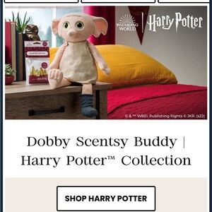 Harry Potter Dobby Scentsy Collectors Stuffed Animal